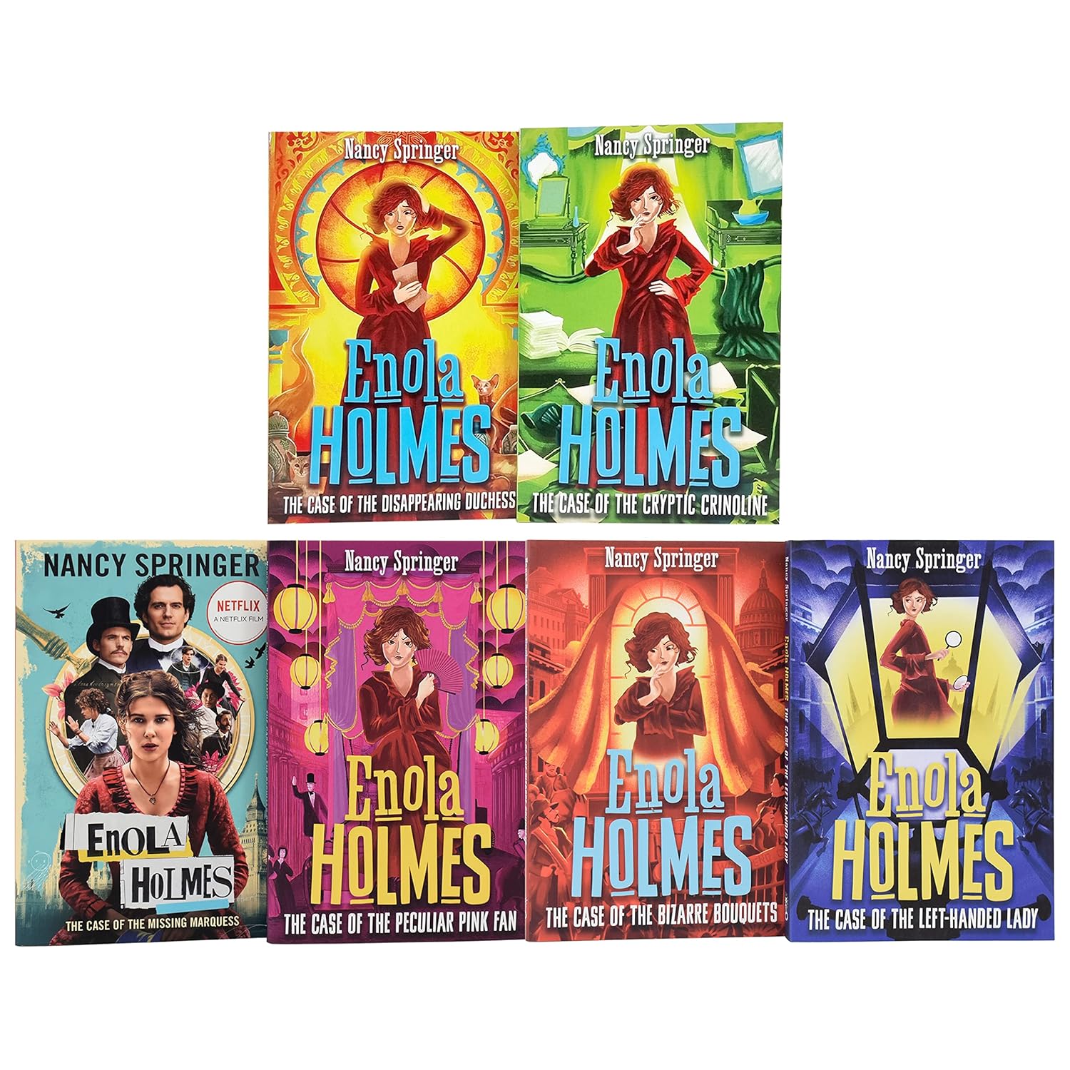 Enola Holmes Mystery Series 6 Books Collection Set Nancy Springer - Image 2