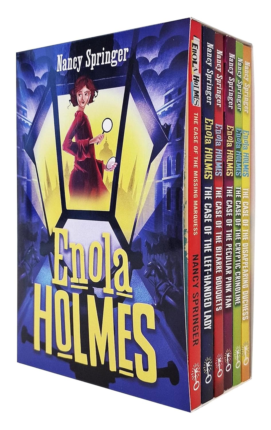 Enola Holmes Mystery Series 6 Books Collection Set Nancy Springer