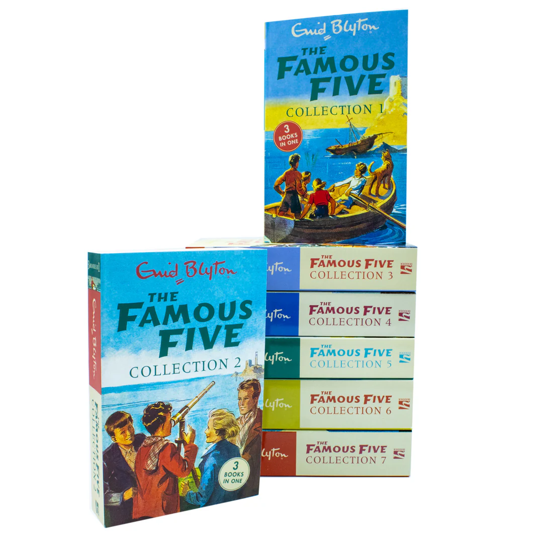 Enid Blyton Famous Five Collection 1-7 Books Set – 21 Classic Adventure Stories | Iconic Children's Book Series in 3-in-1 Editions - Image 2