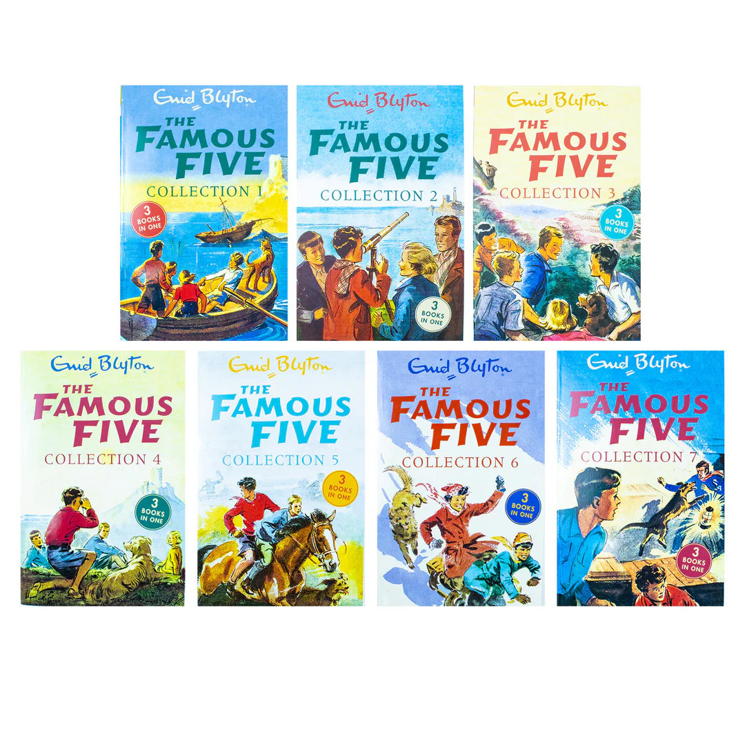 Enid Blyton Famous Five Collection 1-7 Books Set – 21 Classic Adventure Stories | Iconic Children's Book Series in 3-in-1 Editions - Image 3