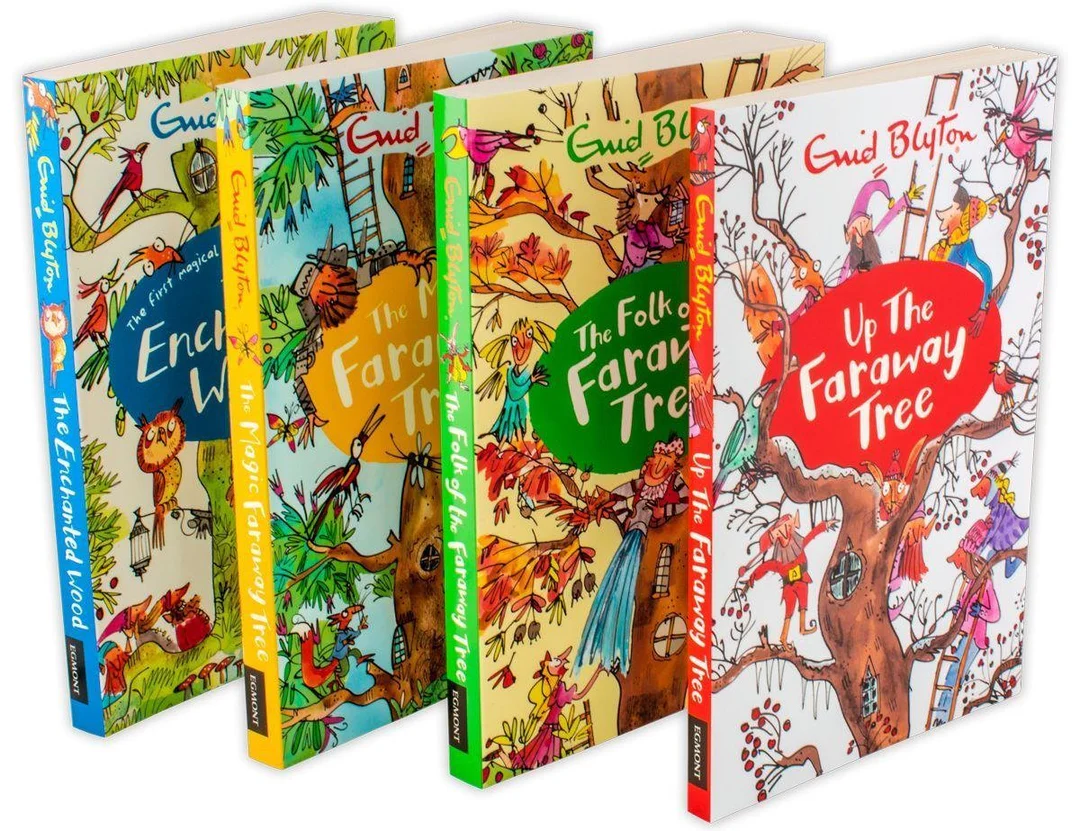 Enid Blyton's The Faraway Tree: 4 Magical Books Collection Set – Classic Children's Fantasy Adventure Series, Timeless Tales, and Family Stories - Image 2