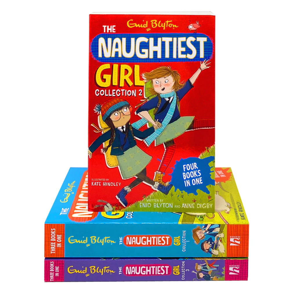 The Naughtiest Girl 3 Book Set Full Collection By Enid Blyton (10 in 3 Books) - Image 3