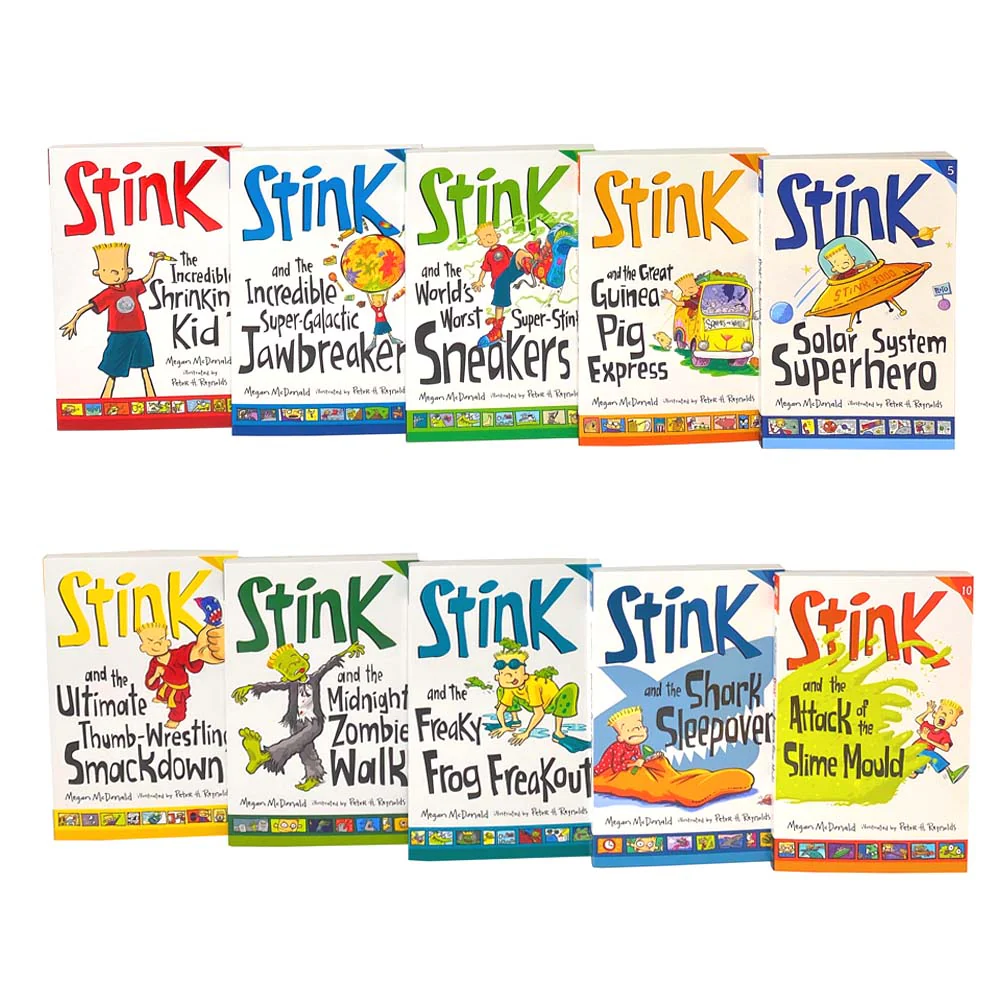 The Ultimate Stink-tastic Collection – 10 Book Box Set by Megan McDonald | Funny Children's Fiction, Kids' Humor, Adventure & Reading Fun - Image 3