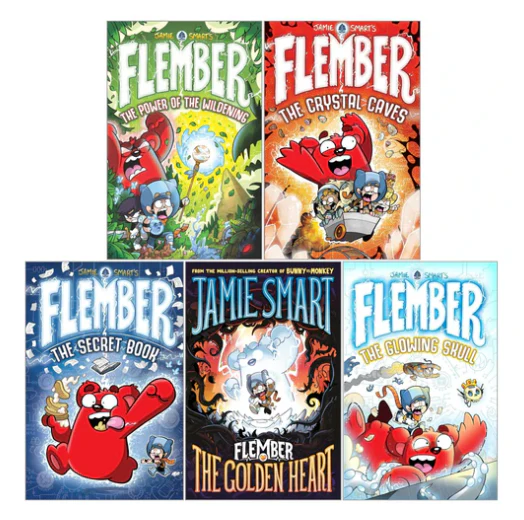 Flember Series 5 Books Collection Set (Books 1-5) by Jamie Smart -Fantasy Adventure for Kids 8+ Years with Magic, Humor, Illustrated Stories & Engaging Narratives - Image 2