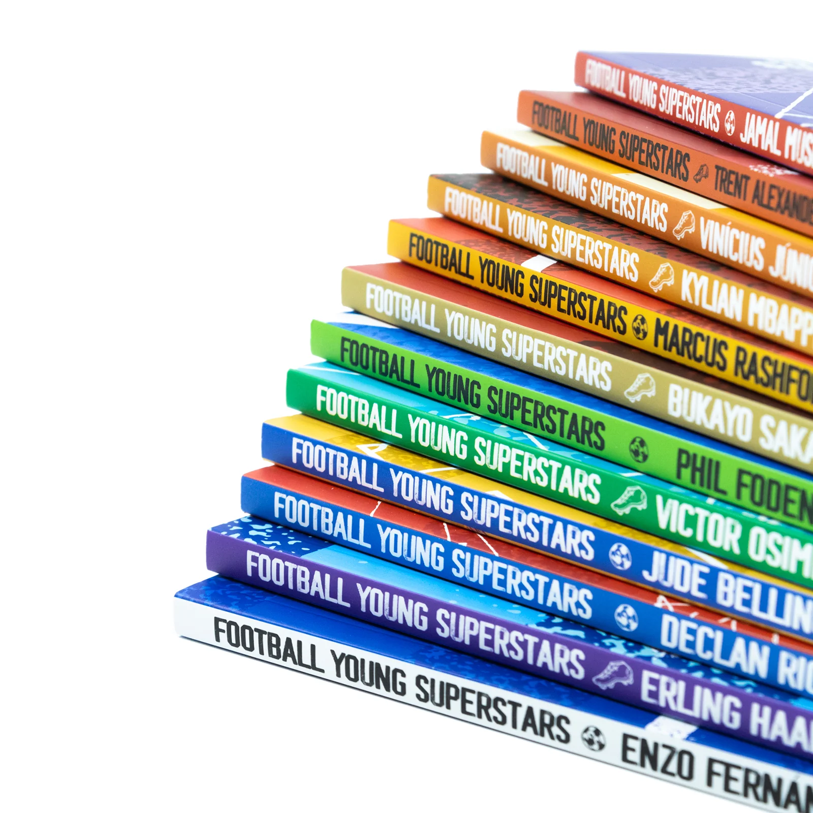 Football Young Superstars 12-Book Box Set | Inspiring Children's Sports Books on Jude Bellingham, Rashford, Mbappe, Haaland & More – Ages 12+ - Image 2