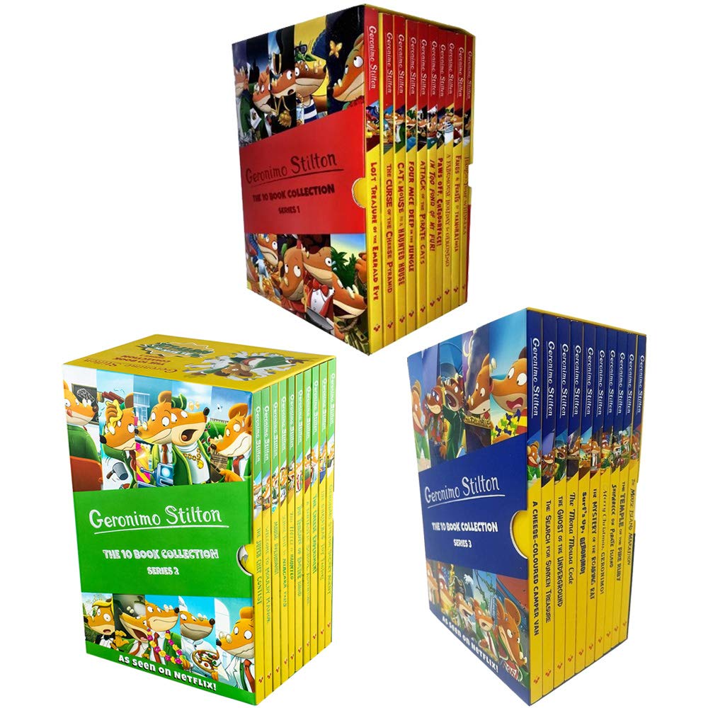 Geronimo Stilton Series 1,2 and 3: 30 Books Collection Set